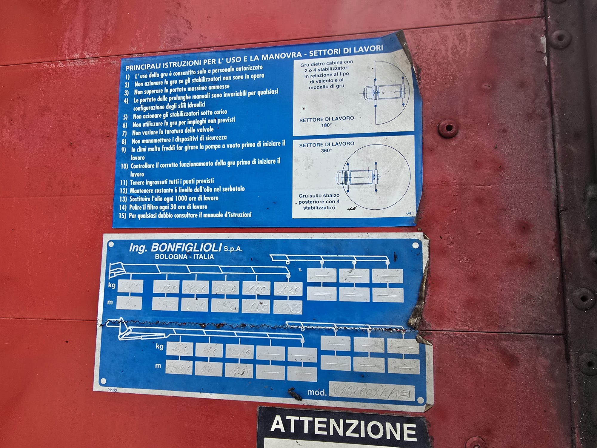 
								IVECO 190 26 CON GRU completo									