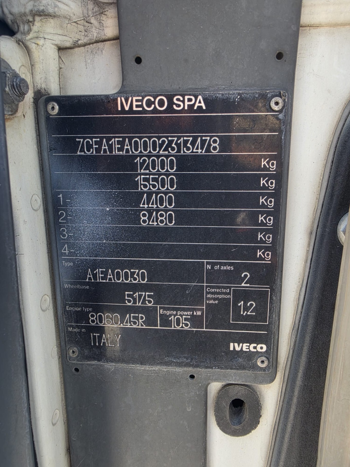 
								IVECO 120 E 15 CAMION CON GRU E RIBALTABILE completo									